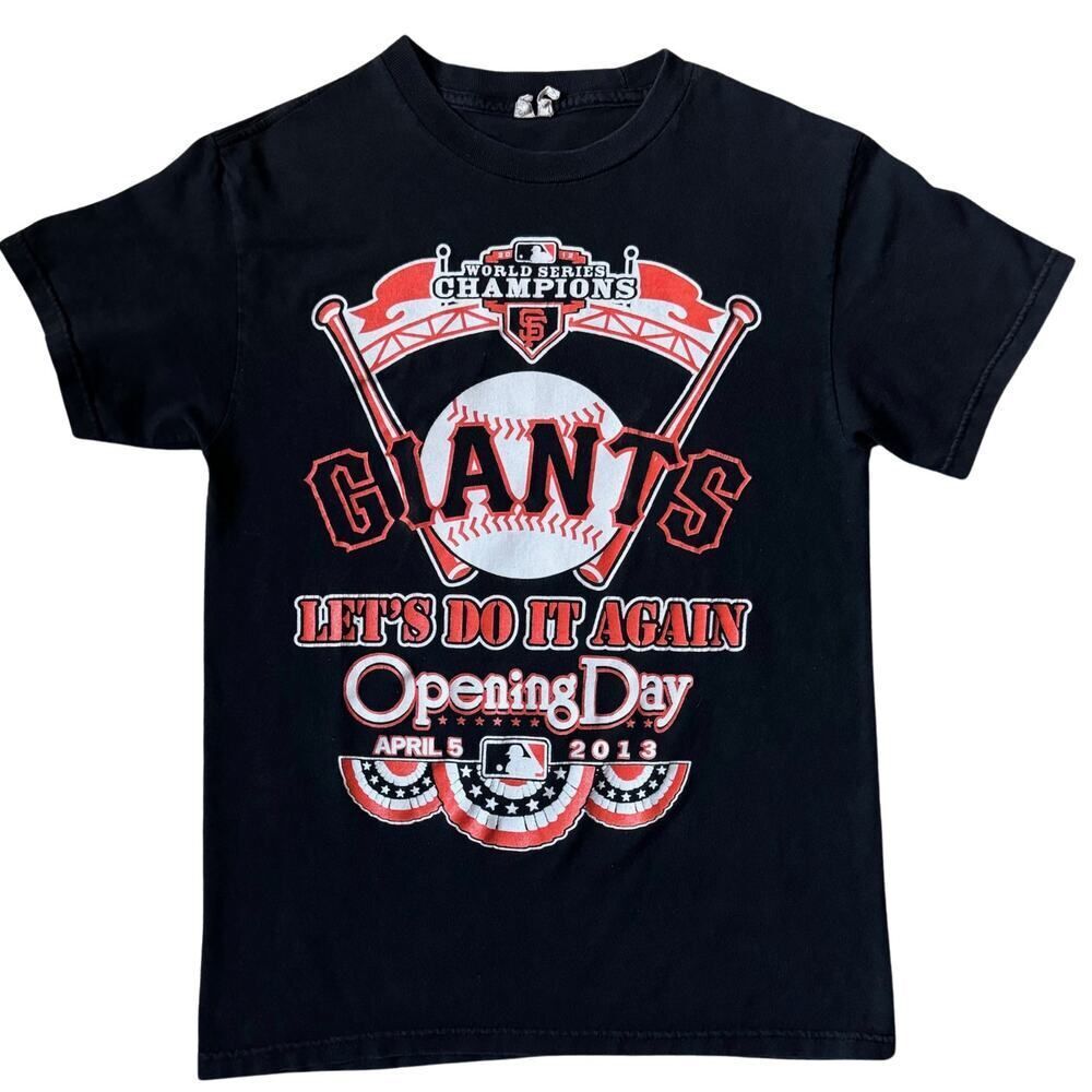 San Francisco Giants‎ Opening Day Unisex Shirt 2013 World Series Champions Small